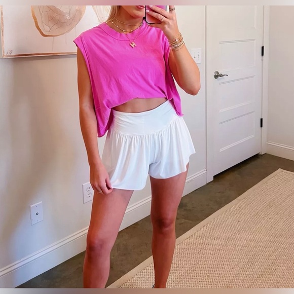 Free People Inspire Tank Pink Blush Size XS Box Fit Oversized Athletic Gym NEW - Picture 3 of 6